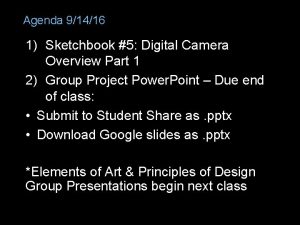 Agenda 91416 1 Sketchbook 5 Digital Camera Overview