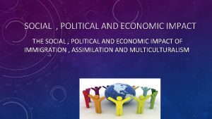 SOCIAL POLITICAL AND ECONOMIC IMPACT THE SOCIAL POLITICAL