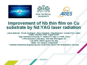 Improvement of Nb thin film on Cu substrate