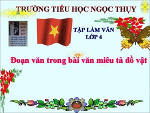 TRNG TIU HC NGC THY TP LM VN