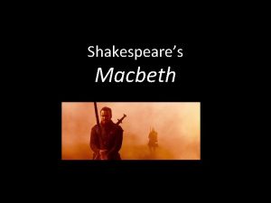 Shakespeares Macbeth Macbeth The Most Common Words Sleep