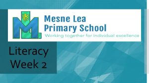 Literacy Week 2 Spelling Practice Weekly spelling list