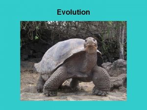 Evolution Lets eliminate the NonScience Evolution Science vs