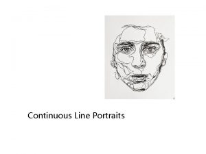 Continuous Line Portraits Continuous Line Wire Portraits Before