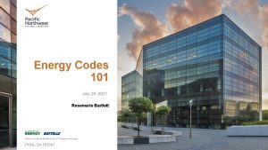 Energy Codes 101 July 20 2021 Rosemarie Bartlett