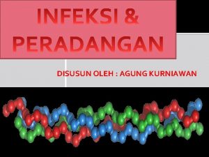 DISUSUN OLEH AGUNG KURNIAWAN PENGERTIAN INFEKSI Infeksi adalah