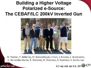 Building a Higher Voltage Polarized eSource The CEBAFILC