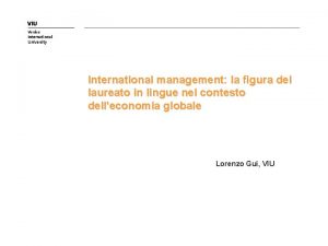 International management la figura del laureato in lingue