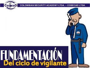 Del ciclo de vigilante Constitucin Poltica De la