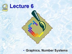 Lecture 6 Graphics Number Systems Bitmap Graphics Similar