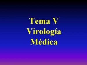Tema V Virologa Mdica Virus de la Rabia