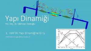 Yap Dinamii Yrd Do Dr Mehmet Emirolu 1