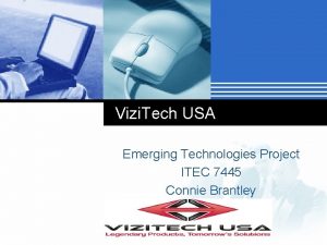 Vizi Tech USA Emerging Technologies Project ITEC 7445