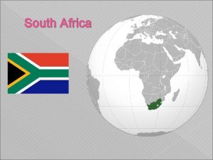 South Africa SOUTH AFRICAN LANGUAGES 2001 Language Number