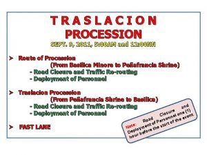 TRASLACION PROCESSION SEPT 9 2011 5 00 AM