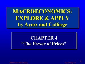 MACROECONOMICS EXPLORE APPLY by Ayers and Collinge CHAPTER