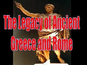Greek Civilization 1 Greek civilization began as separate