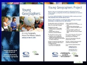 Real world geography real world learning One of