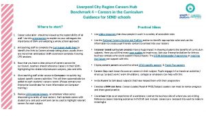 Liverpool City Region Careers Hub Benchmark 4 Careers