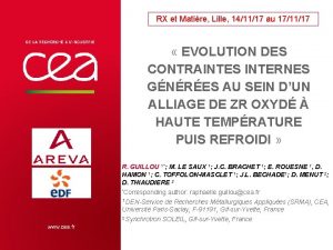 RX et Matire Lille 141117 au 171117 EVOLUTION