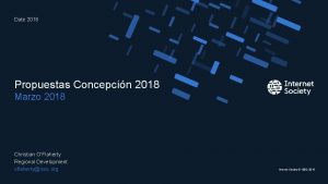 Date 2016 Propuestas Concepcin 2018 Marzo 2018 Christian