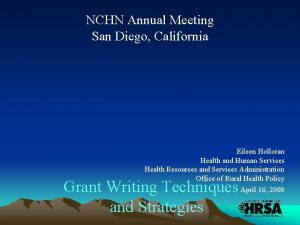 NCHN Annual Meeting San Diego California Eileen Holloran