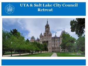 UTA Salt Lake City Council Salt Lake City