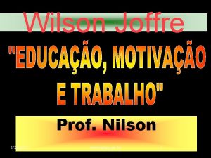 Wilson Joffre Prof Nilson 1242022 www nilson pro