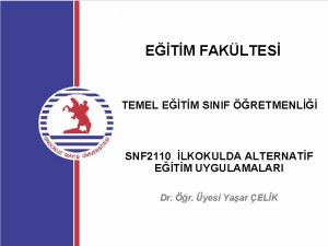 ETM FAKLTES TEMEL ETM SINIF RETMENL SNF 2110