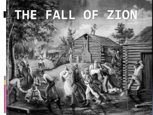 THE FALL OF ZION KSL Morning News SMITHFIELD