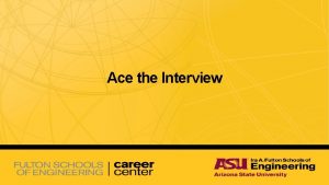 Ace the Interview Take Interview Poll 2 Your