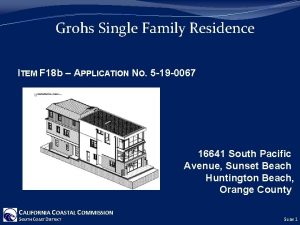 Grohs Single Family Residence ITEM F 18 b