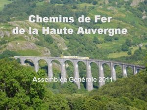 Chemins de Fer de la Haute Auvergne Assemble