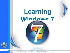 Learning Windows 7 History of Windows 1975 1981
