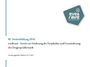 RC Weiterbildung 2016 everave Verein zur Frderung der