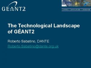 Connect Communicate Collaborate The Technological Landscape of GANT