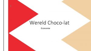 Wereld Chocolat Economie Wereld Chocolat Benodigheden q 1