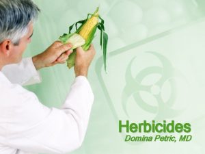 Herbicides Domina Petric MD Herbicides can be devided