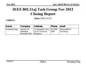 Nov 2012 doc IEEE 802 11 121412 r