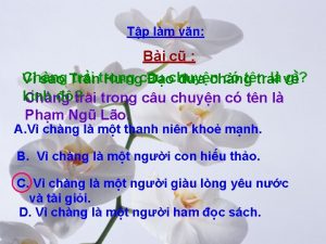 Tp lm vn Bi c Chng trai trong