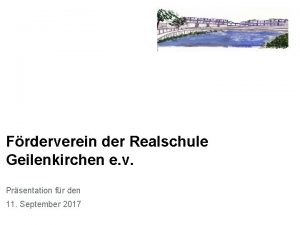 An alle Eltern unserer Schler Frderverein der Realschule