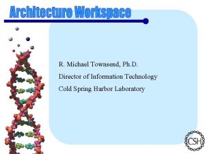 R Michael Townsend Ph D Director of Information