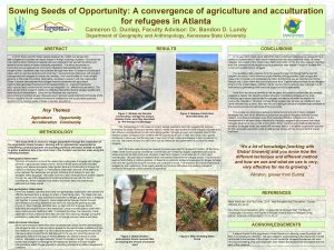 Sowing Seeds of Opportunity A convergence of agriculture