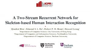 A TwoStream Recurrent Network for Skeletonbased Human Interaction