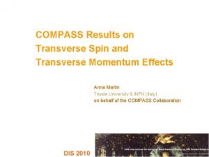 COMPASS Results on Transverse Spin and Transverse Momentum