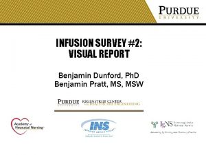 INFUSION SURVEY 2 VISUAL REPORT Benjamin Dunford Ph