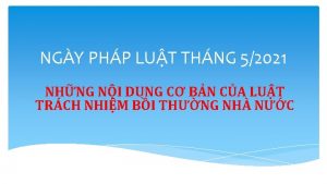 NGY PHP LUT THNG 52021 NHNG NI DUNG