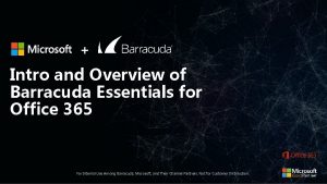 Barracuda essentials for office 365