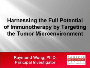 Harnessing the Full Potential of Immunotherapy by Targeting