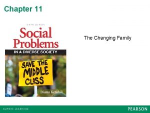 Chapter 11 The Changing Family Defining Family A